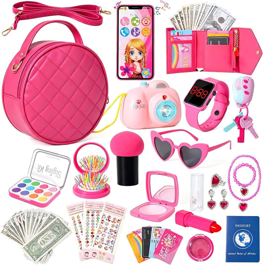 Kagenmi Bolso de Juego para Niñas Pequeñas, 39 Piezas Bolso de Niña...