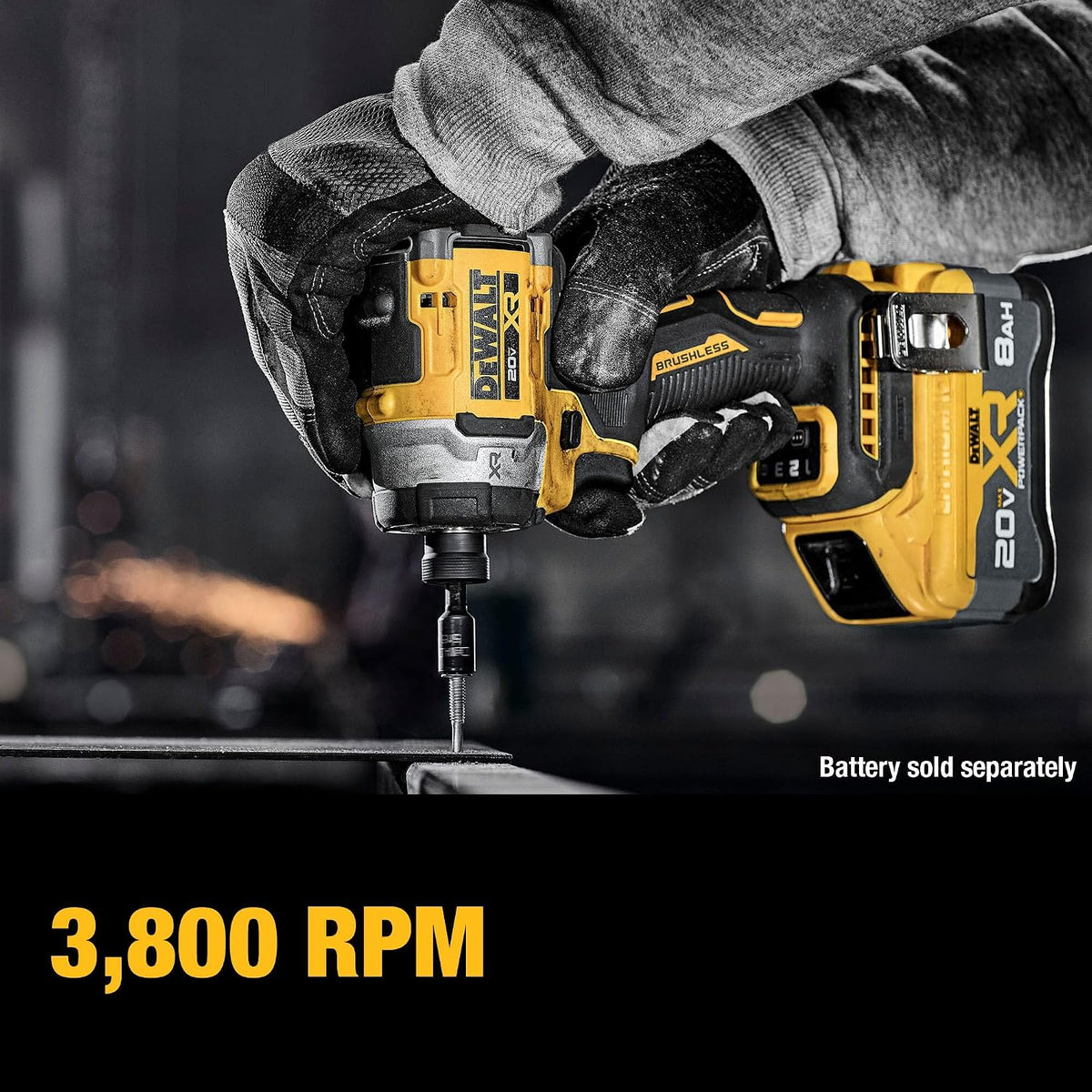 DEWALT Destornillador de impacto inalámbrico 20V MAX XR de 1\/4 pul...