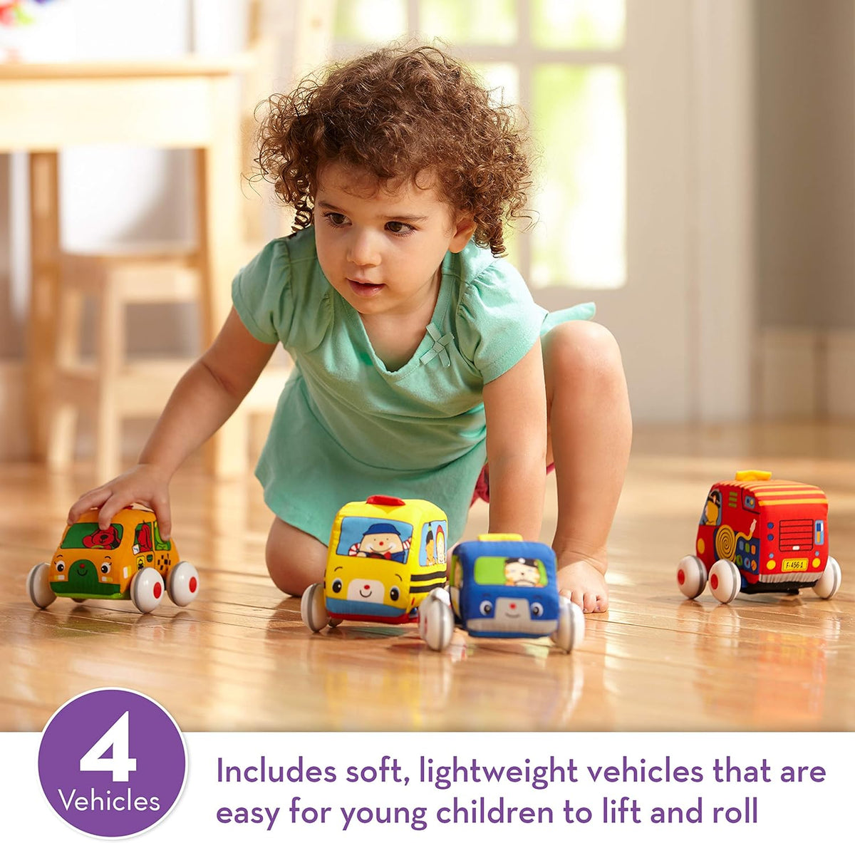 Juego de coches con cuerda hacia atrás para niños Melissa &amp; Dou...
