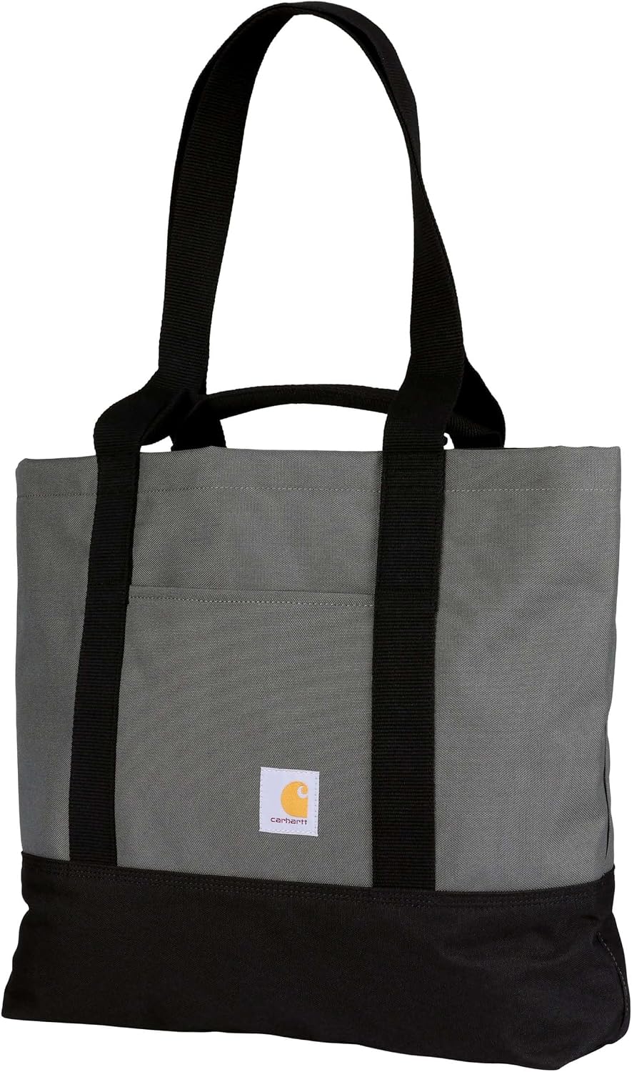 Carhartt Classic Vertical Open Tote Bag, Durable Water Repellent Ma...