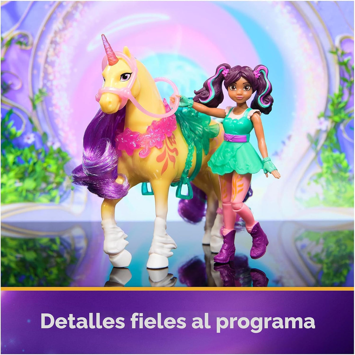Unicorn Academy, Set de Poder de Amistad de Ava y Leaf con Silla de...