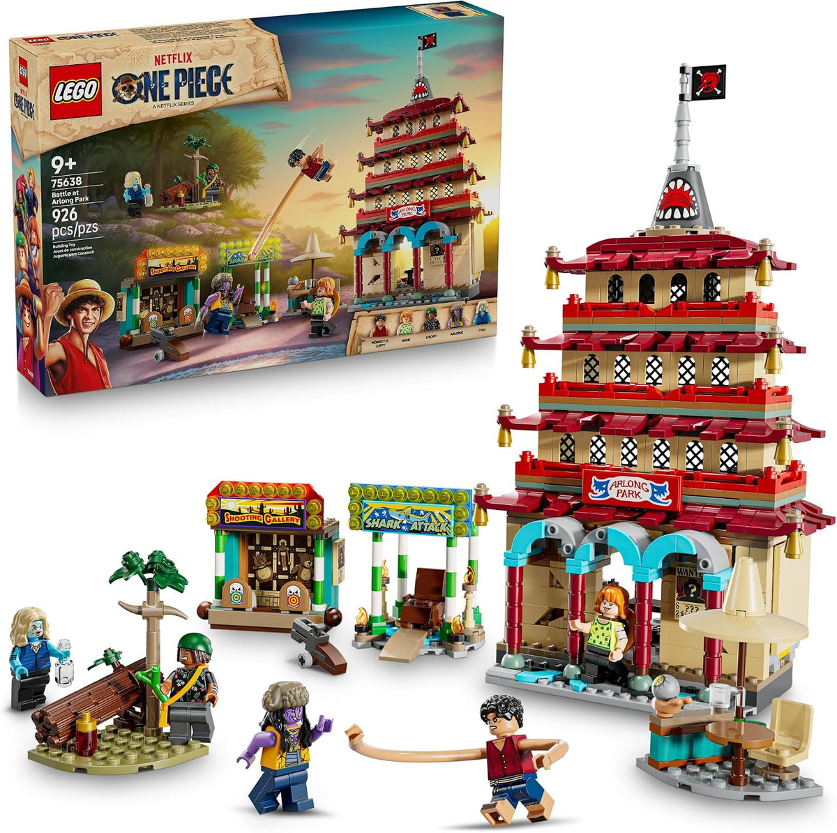 LEGO UN PEZZO Batalla en el Parque Arlong Bloques de Construcción -...