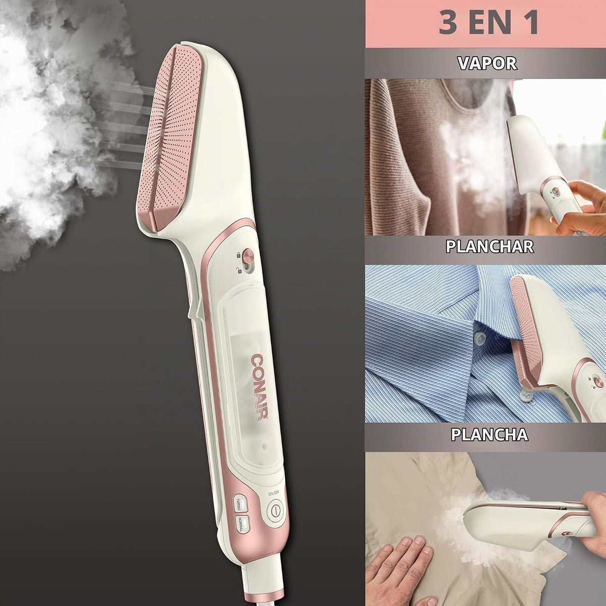 Conair Steam Stylist | Plancha y Vaporizador - Excelente para el Ho...