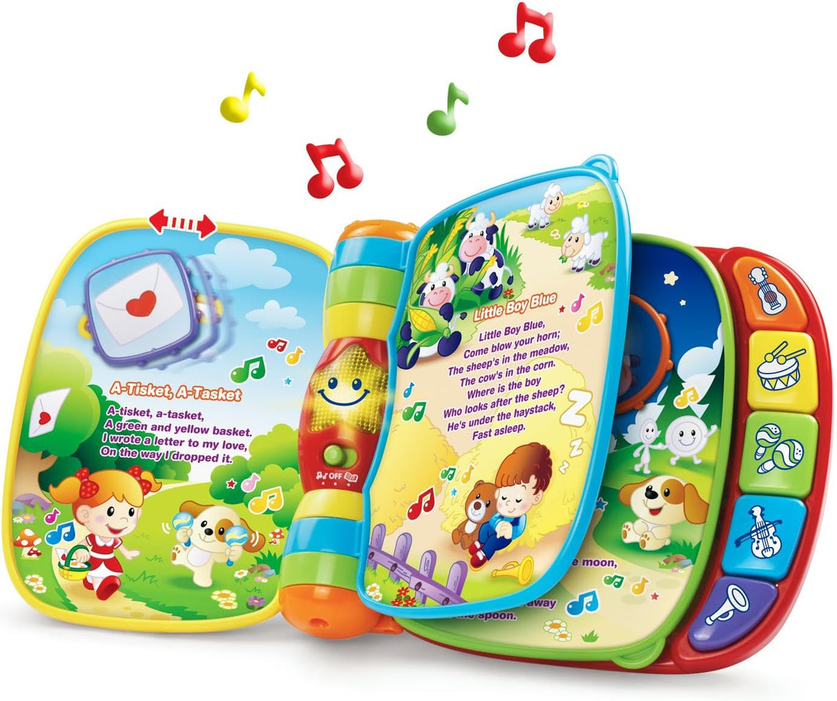 VTech Libro de Rimas Musicales (embalaje abrefácil), rojo