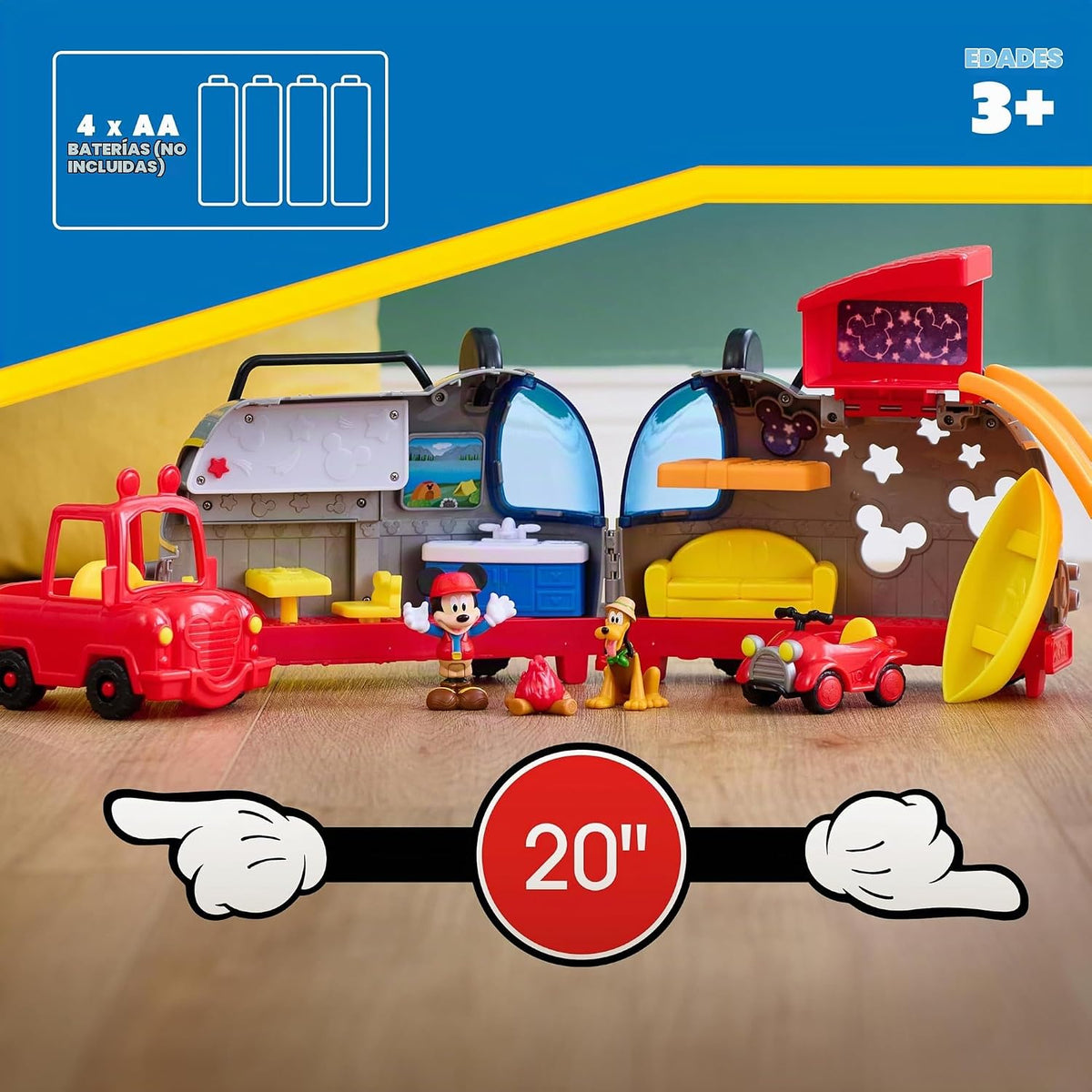 Just Play - Juego de 10 piezas de Disney Junior Mickey Mouse Happy...