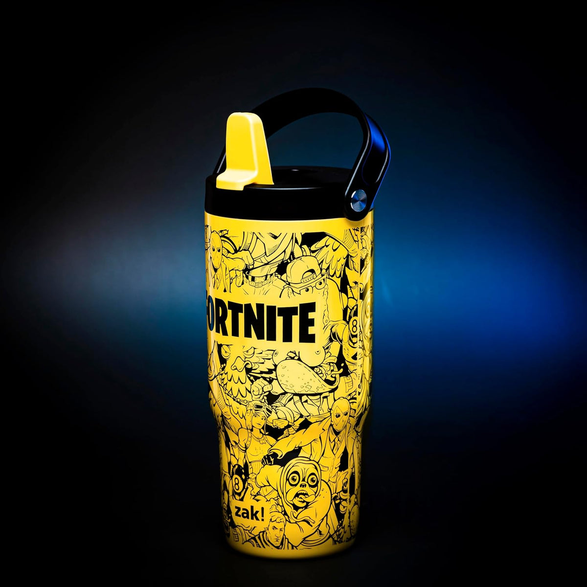 Zak Designs Fortnite Siply Sutton - Vaso para hidratación sobre la...