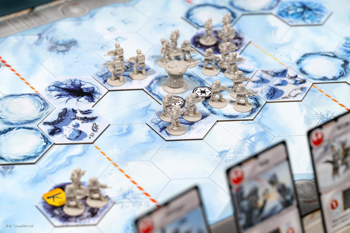 Asmodee Star Wars: Juego de mesa Battle of Hoth - Comanda el ejérci...