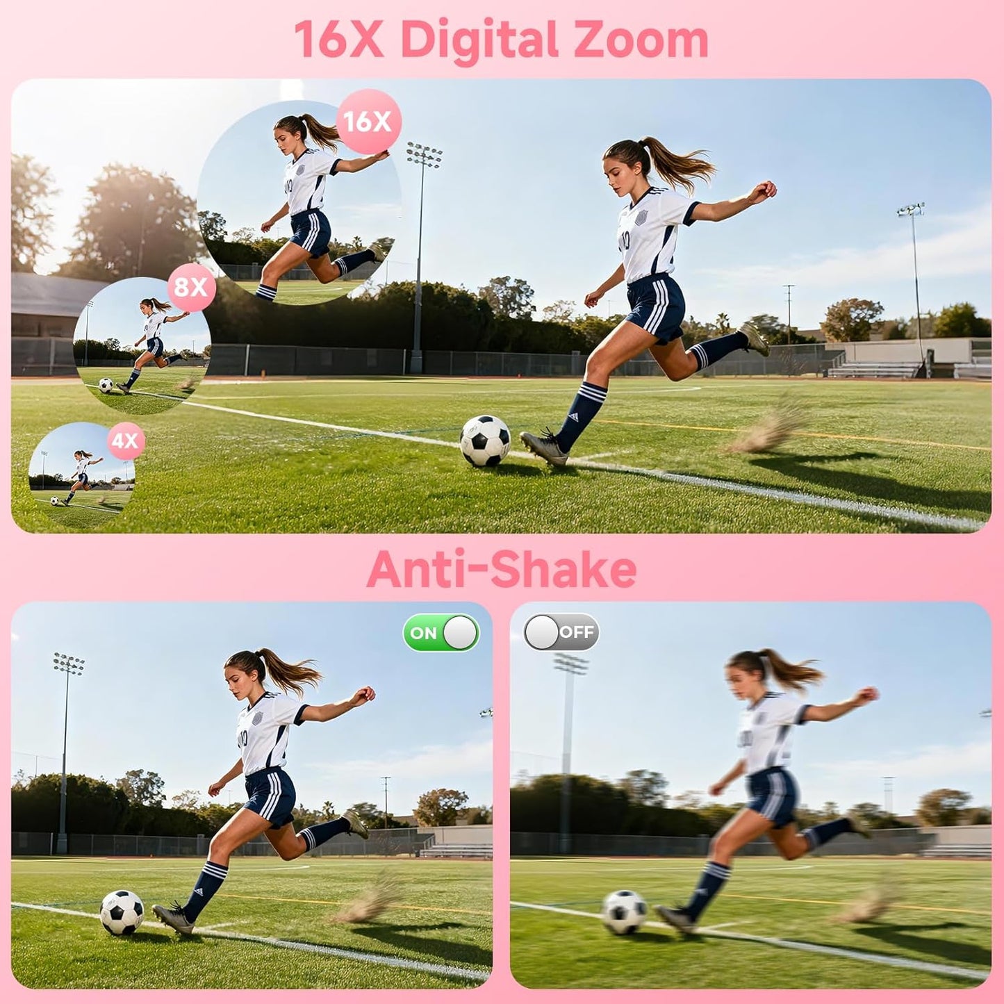 Cámara digital 5K para fotografía, cámara de vlogging WiFi UHD de 7...