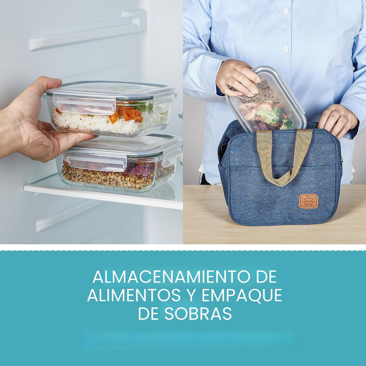 Vtopmart Paquete de 5 recipientes de almacenamiento de vidrio de 22...