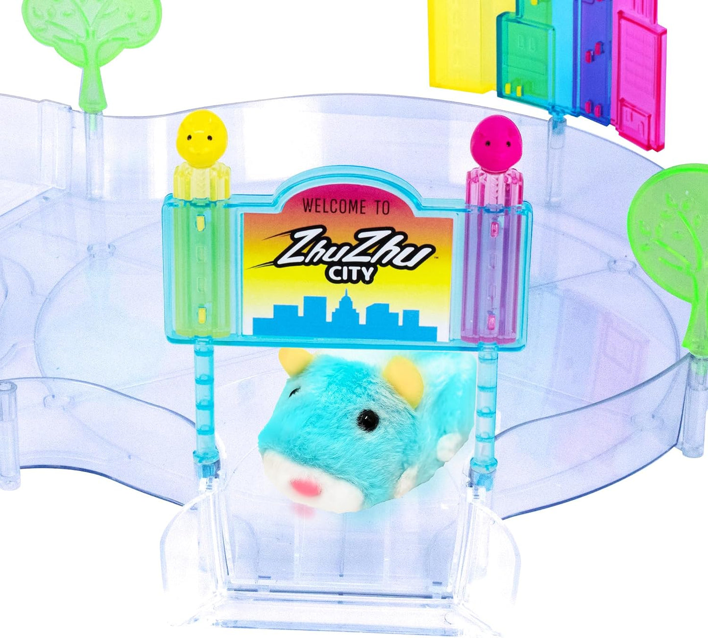 ZhuZhu City Downtown Starter Playset con hámsters electrónicos Pips...