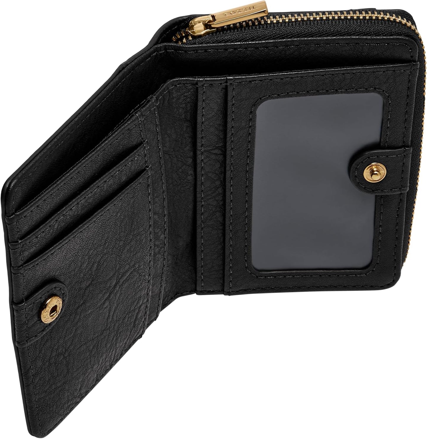 Fossil Cartera plegable multifunción Logan de piel con bloqueo RFID...