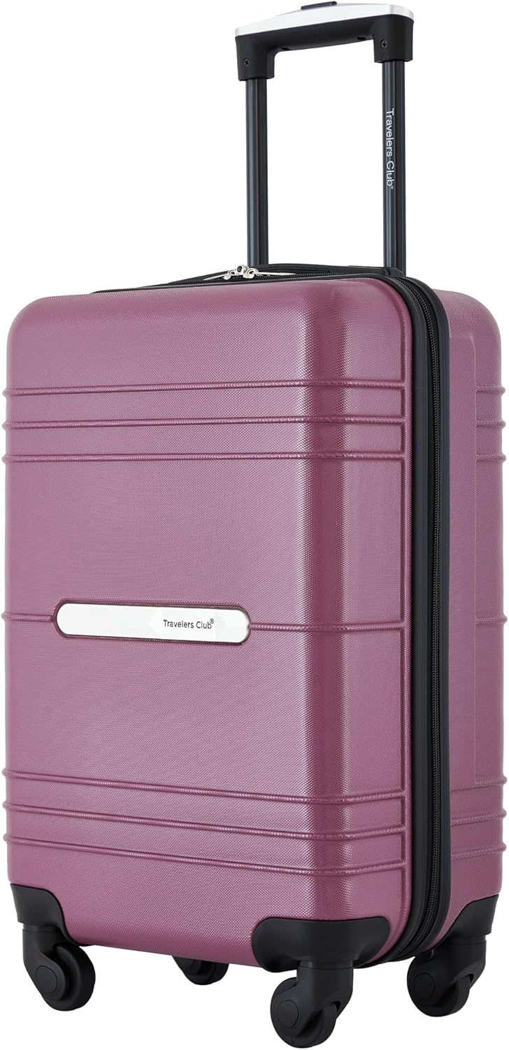 Travelers Club Equipaje de mano Richmond Spinner de 22", Damson, Eq...