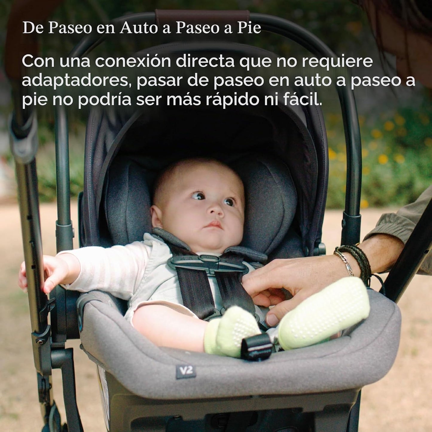 UPPAbaby Cruz V3 Cochecito + Aria V2 - Conjunto de sistema de viaje...