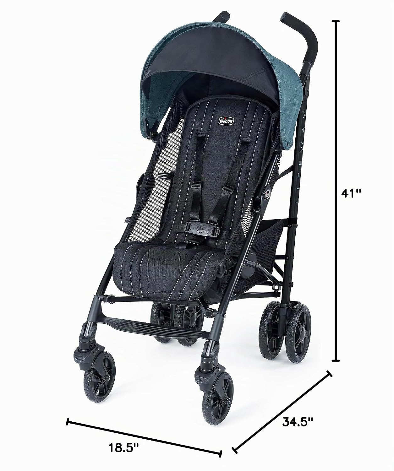 Cochecito Chicco Liteway, Cochecito de Bebé de Plegado Compacto con...