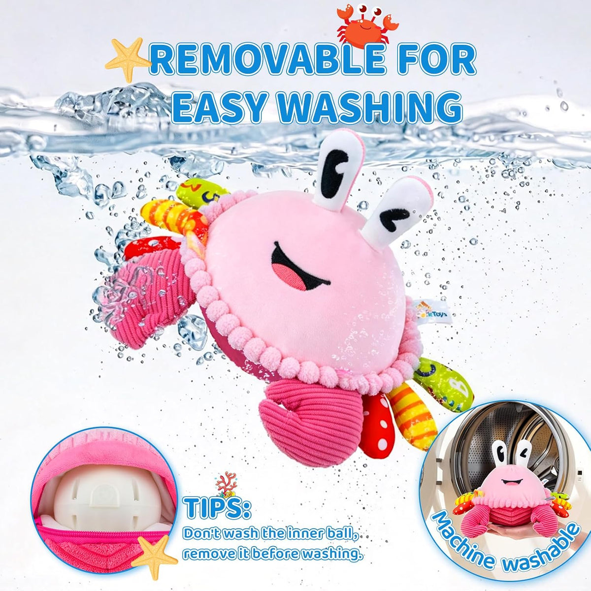 Juguetes para bebés para niñas de 1 año, juguete interactivo para b...