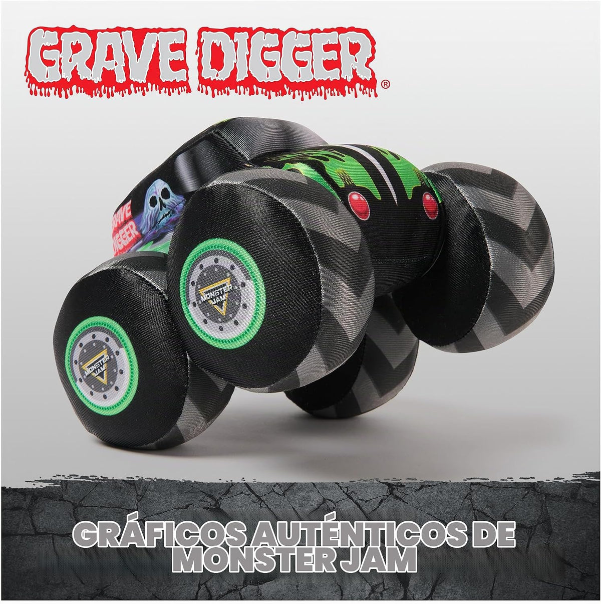 Monster Jam - Camión monstruo oficial de Grave Digger con sonido, j...