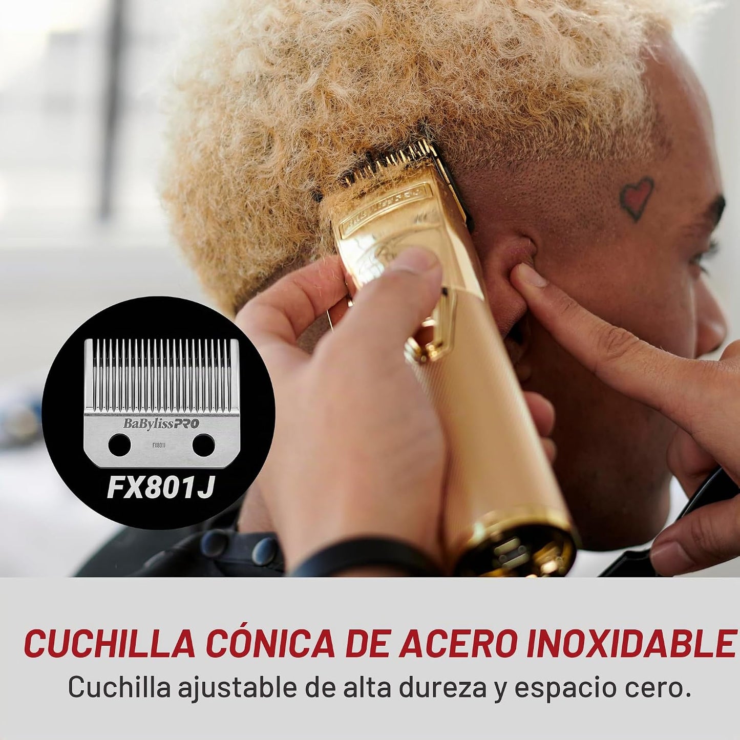 BaBylissPRO FX+ - Cortapelos profesionales para barba para hombres,...