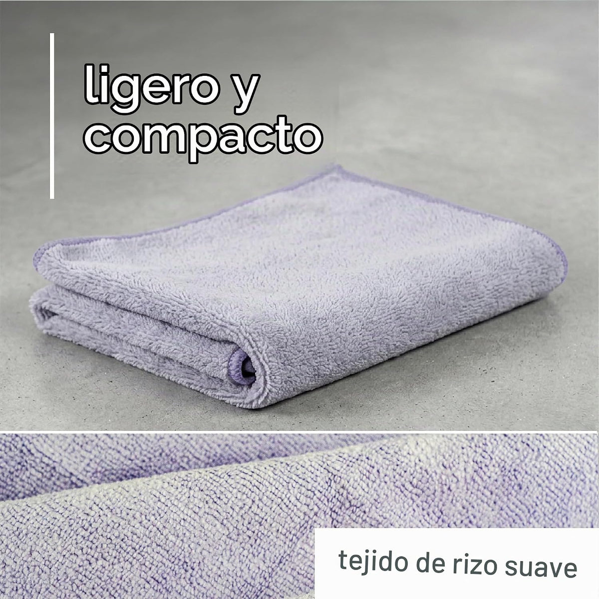 S&amp;T INC. Toallas de microfibra para gimnasio, paquete de 3, 16...