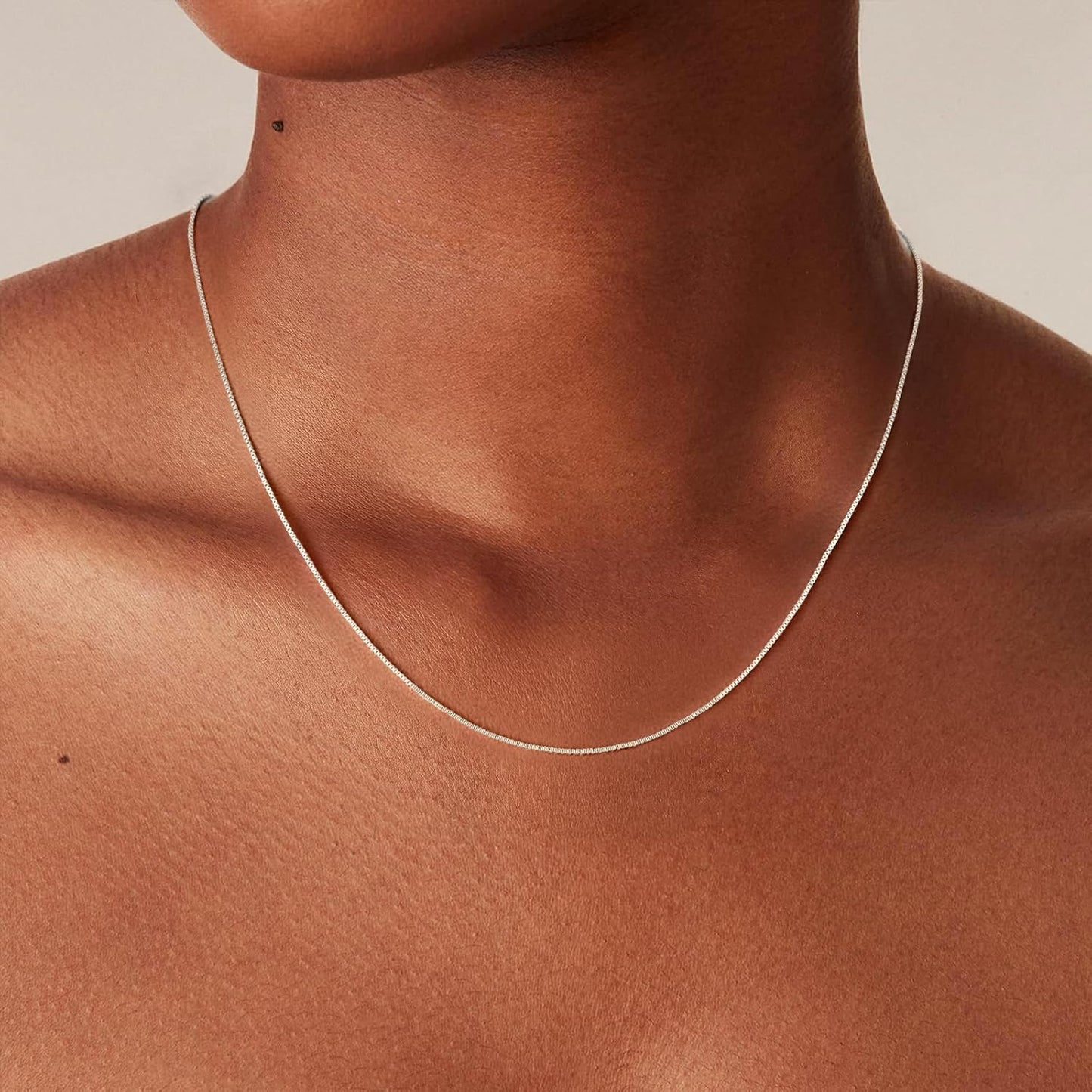 Treasure Bender Collar de oro delicado para mujer sin deslustre, co...