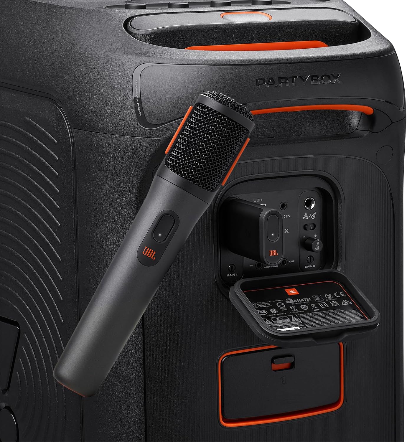 JBL PartyBox Micrófono Inalámbrico - 2X Micrófonos Inalámbricos Dig...