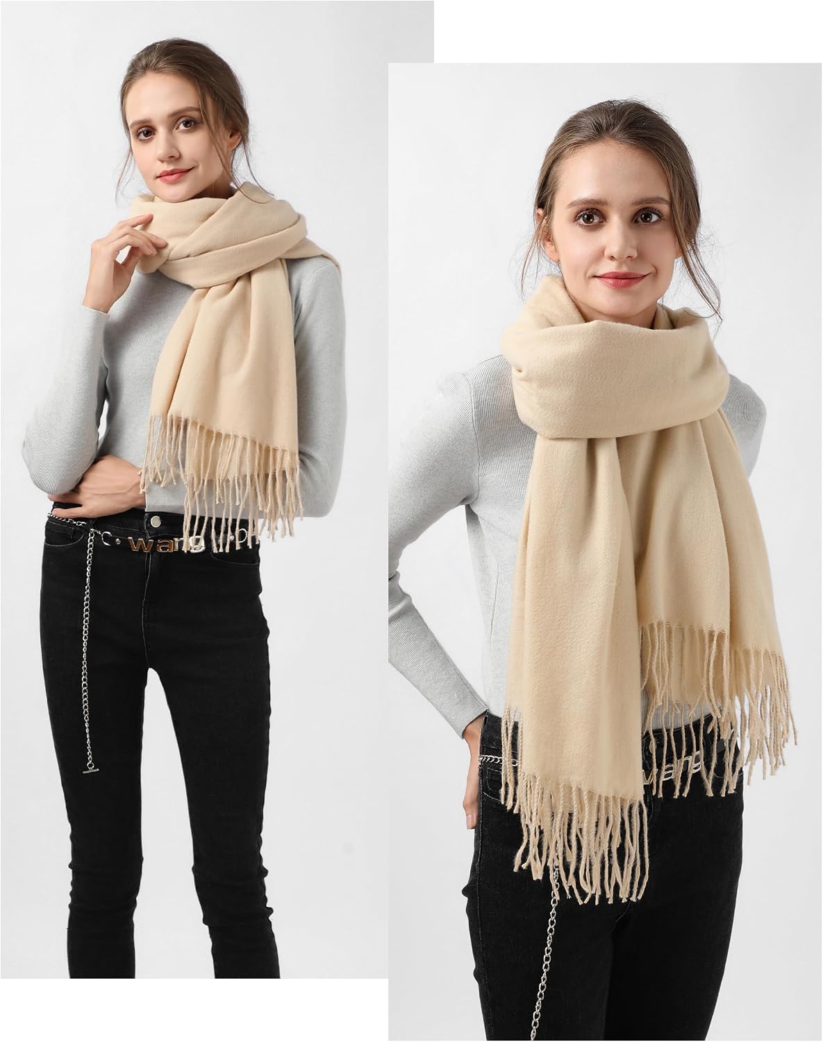 Ymomode Bufandas para mujer, chales de pashmina y envolturas para v...