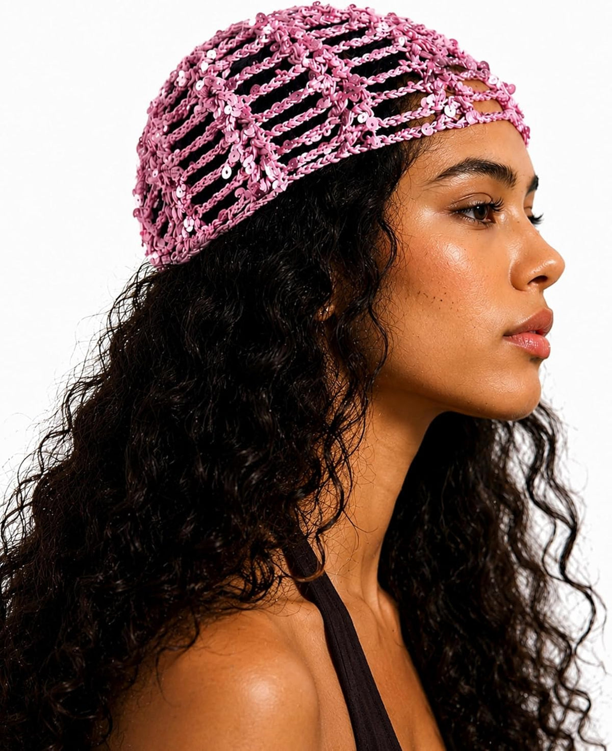 IcthyoStride Sombrero de fiesta para mujer, tocado de lentejuelas,...