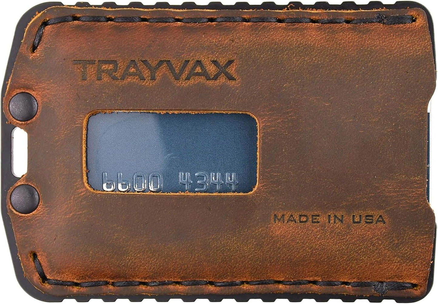Trayvax Ascent - Cartera con bolsillo frontal RFID para dinero y ta...
