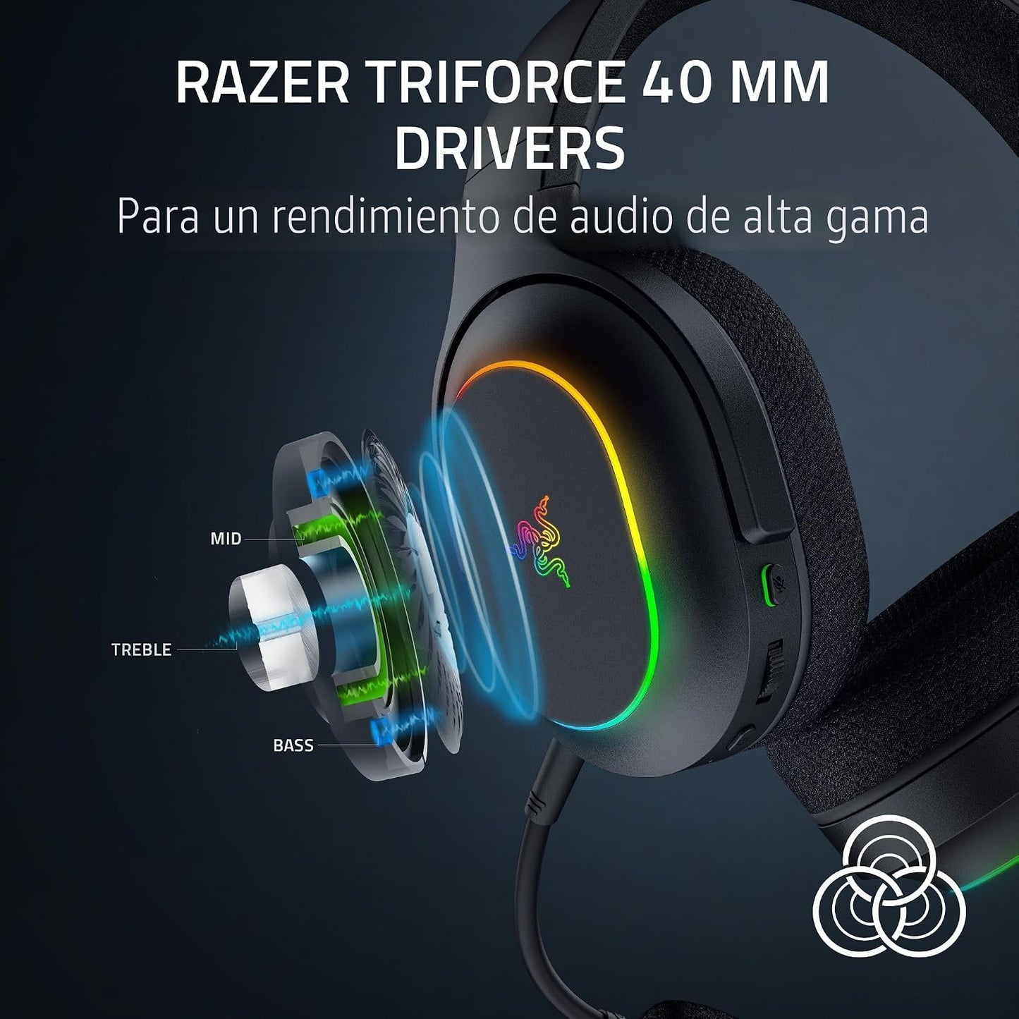 Razer Barracuda X Chroma Auriculares inalámbricos para juegos, 2.4...