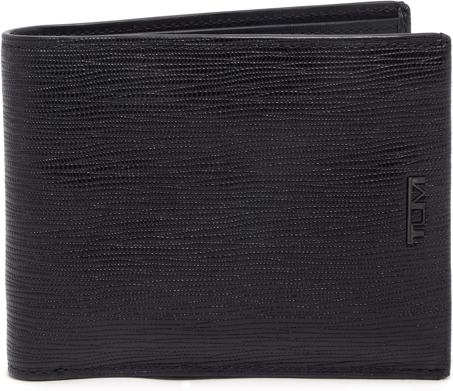 Tumi Mens Global Removeable Passcase Negro En Relieve Talla única