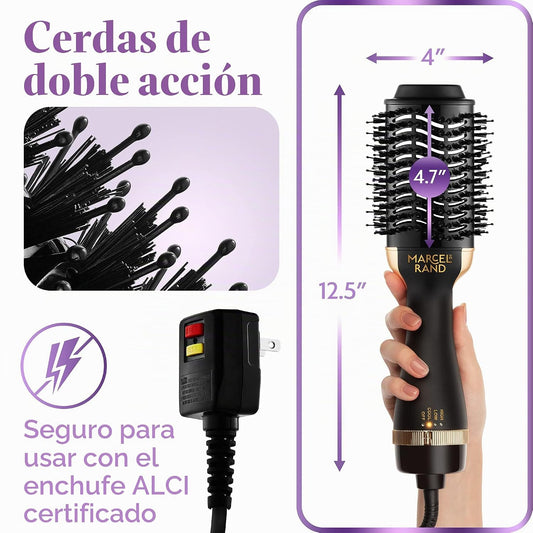 Cepillo secador de pelo ovalado 2 en 1 profesional para mujer, 2.95...