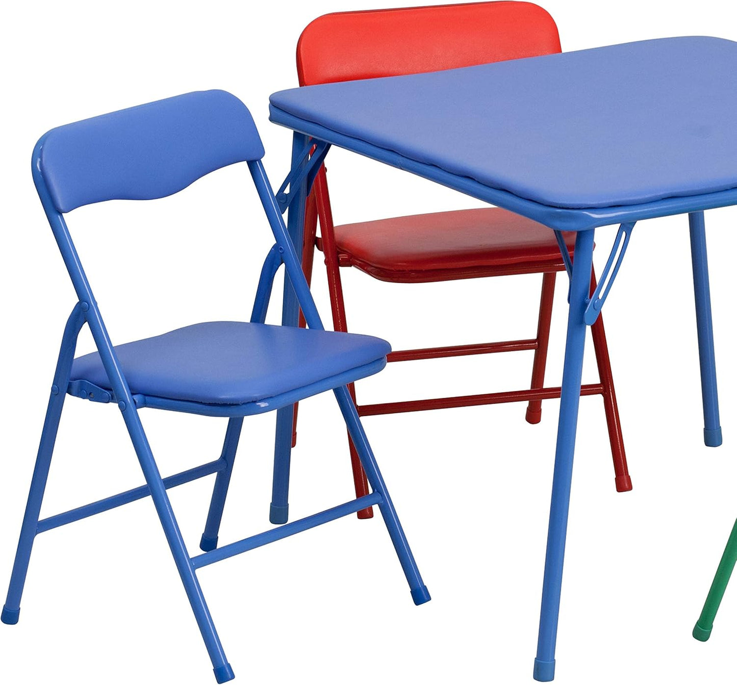 Flash Furniture - Juego de mesa y sillas plegables de 5 piezas Mind...