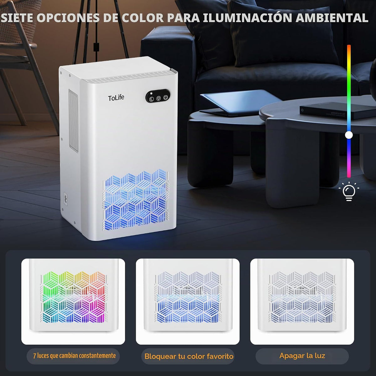 ToLife Deshumidificadores para el hogar, tanque de agua de 95 onzas...