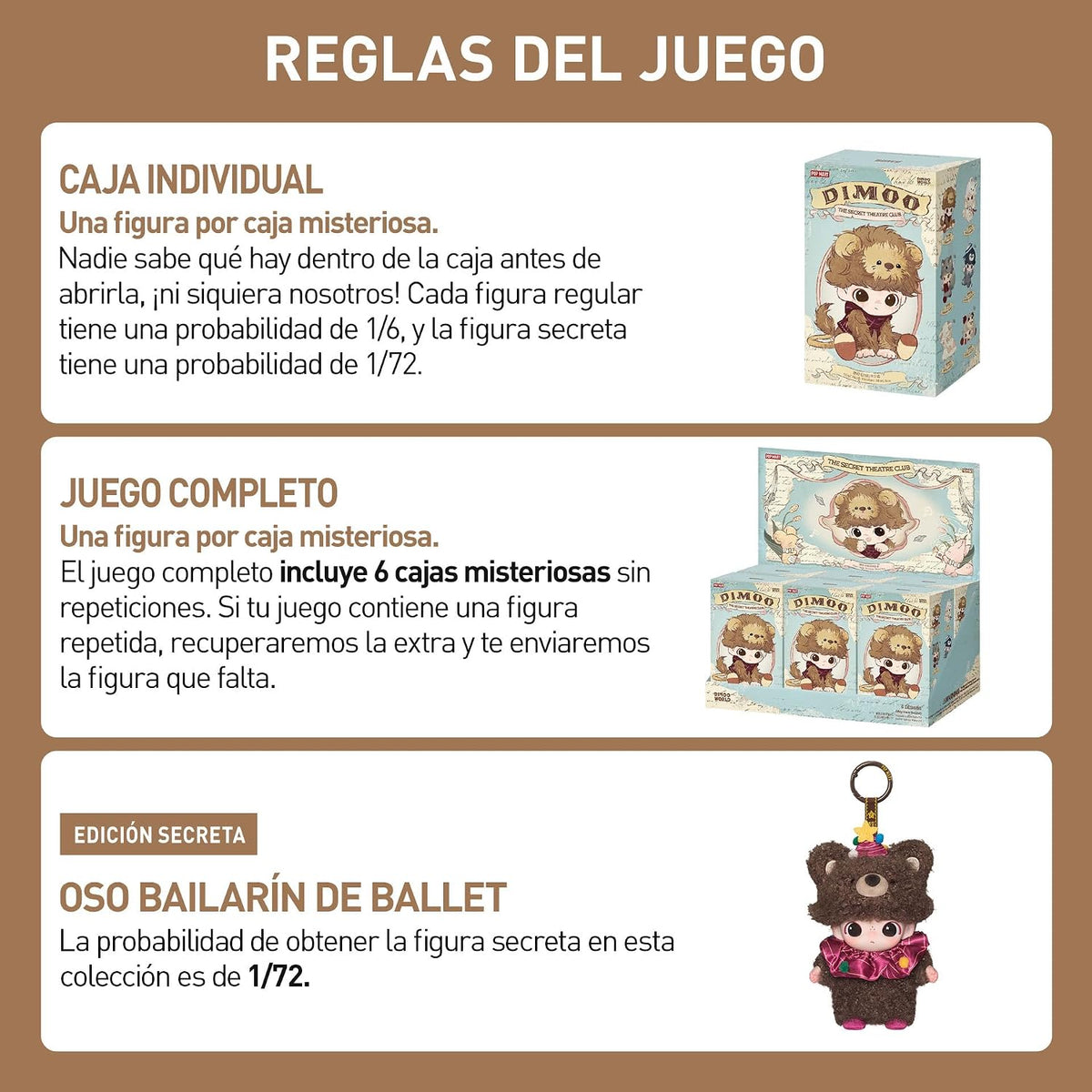 POP MART DIMOO The Secret Theatre Club Series - Caja ciega de vinil...