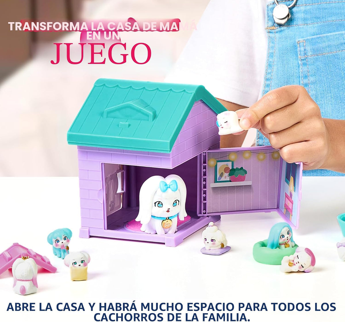 Little Live Pets Paquete de juego de casa para perros, colección Ma...