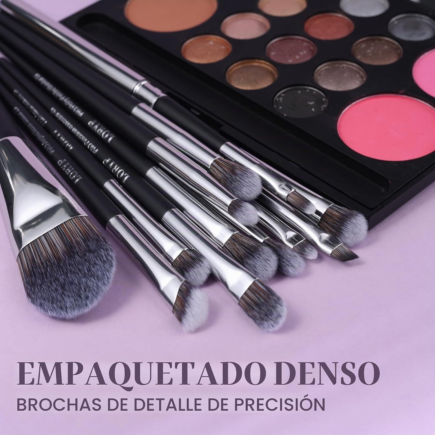 LORYP Juego de brochas de maquillaje profesional 32 piezas, kit de...