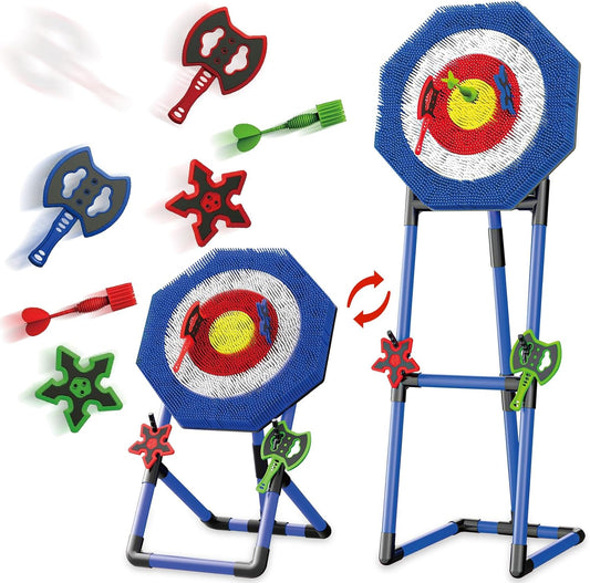 Joysweetoy Juego de lanzamiento de hachas para patio trasero: juego...