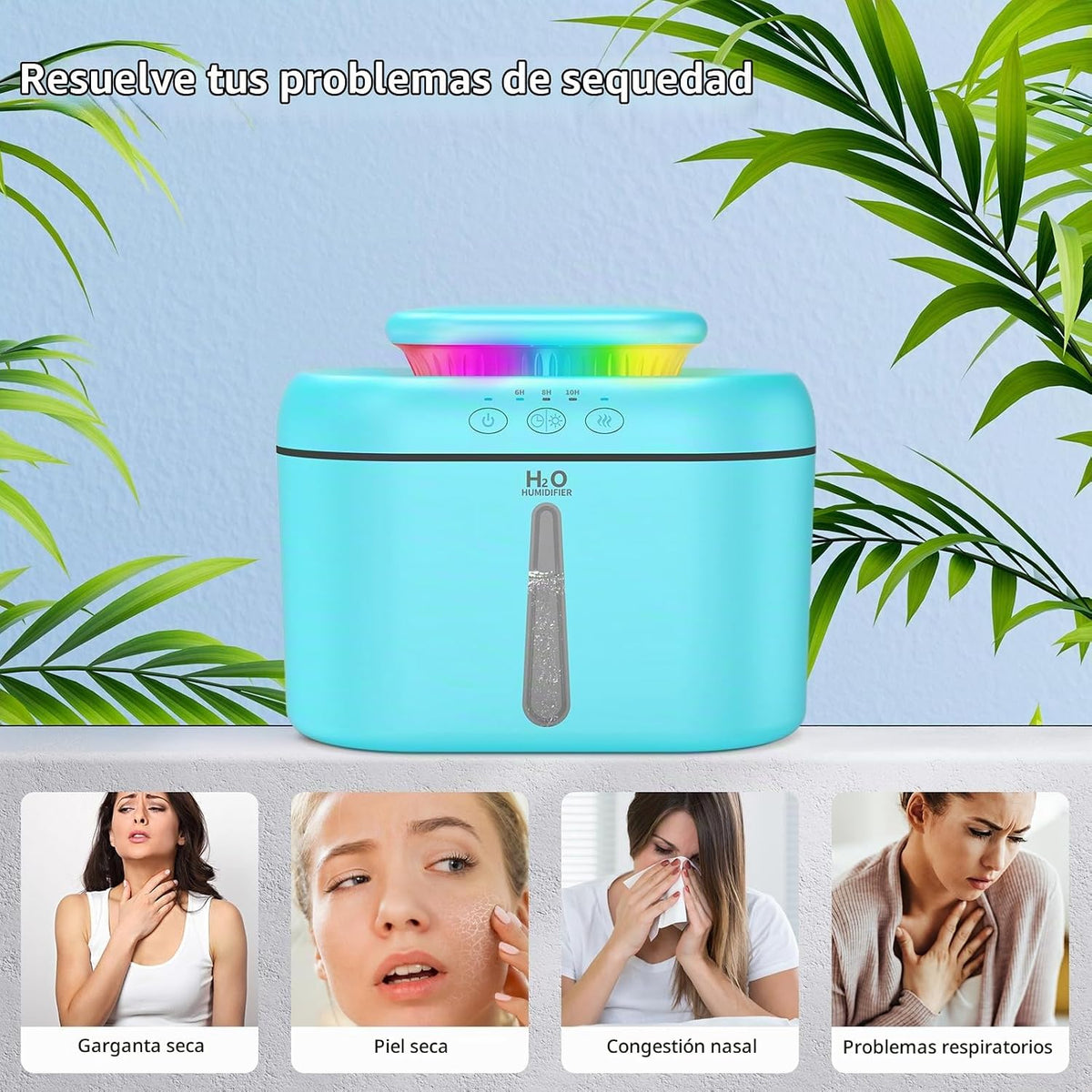 SZO Humidificador de plantas para interiores, humidificadores de 2....