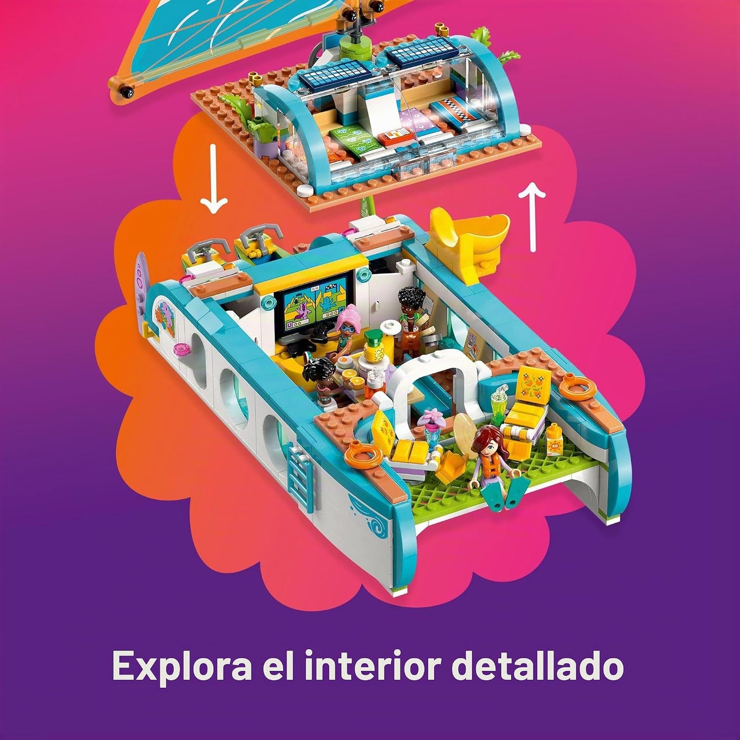 LEGO Friends 42664 - Juguete de construcción de aventura de viaje,...