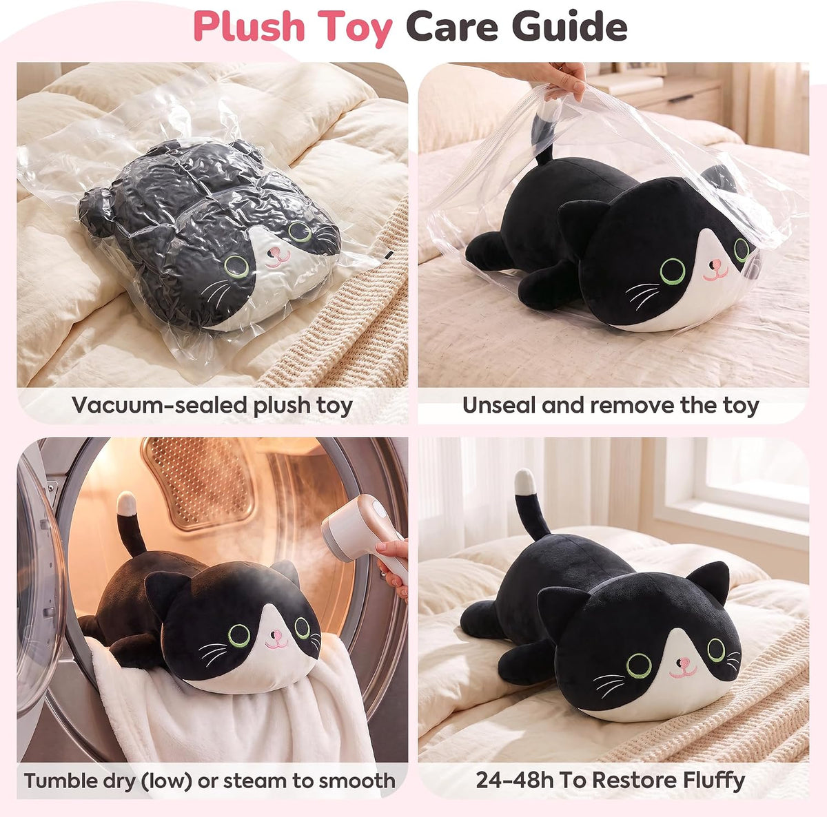 Onsoyours Peluche original de gato esmoquin con lindo gatito, almoh...