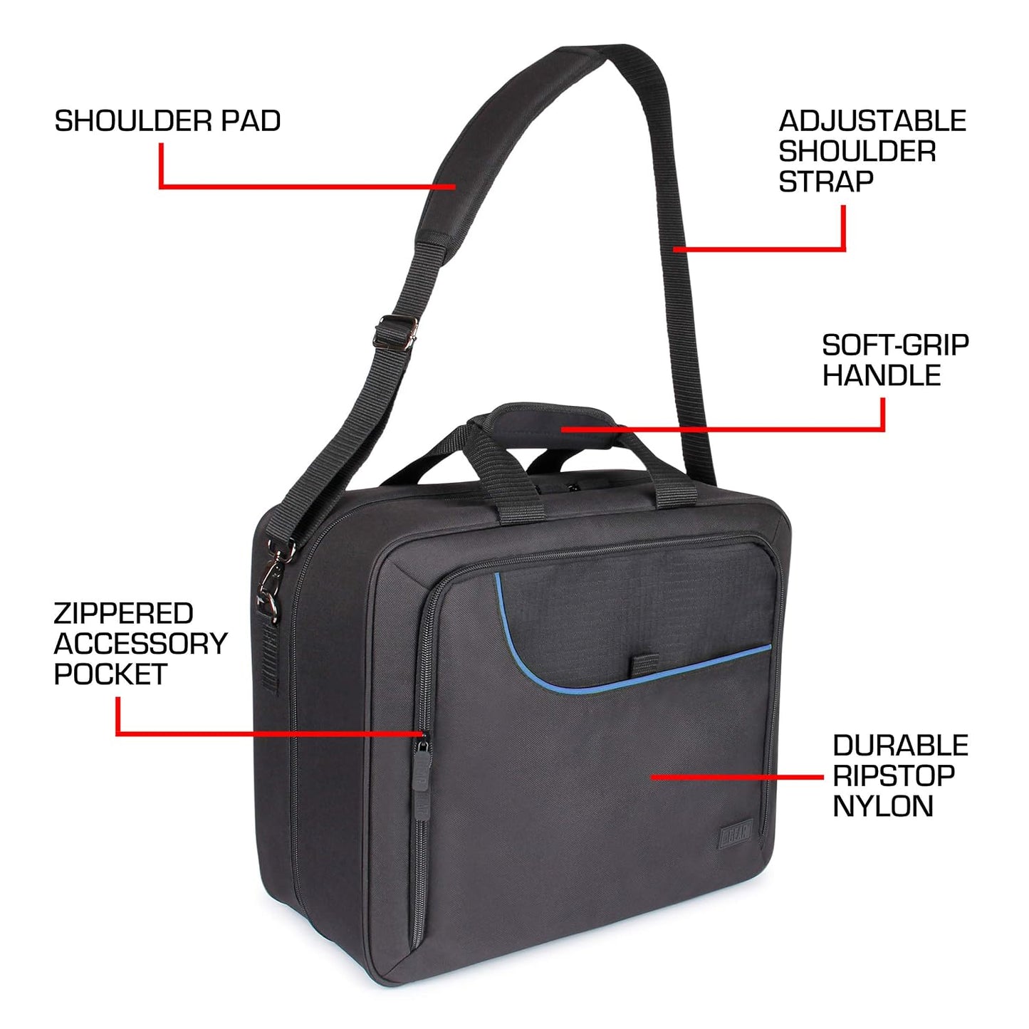 USA Gear - Funda de transporte para PS5, bolsa de viaje compatible...