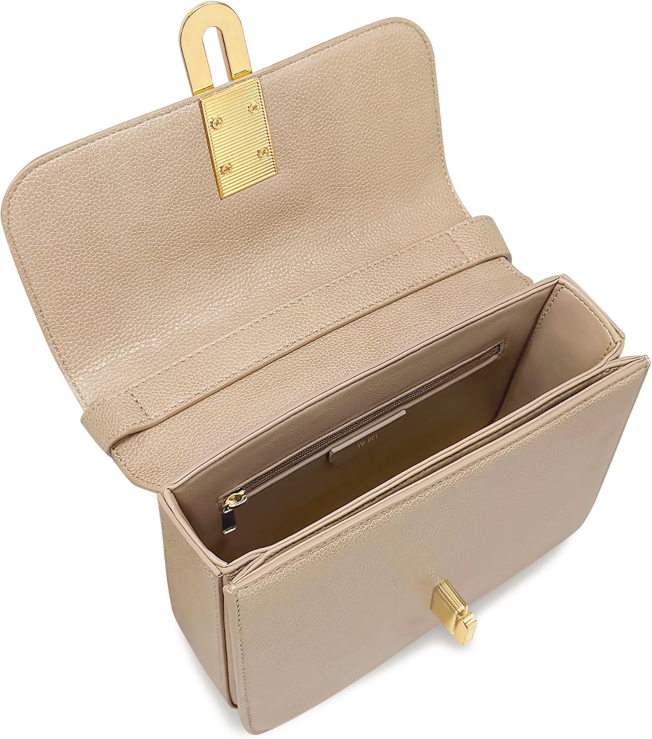 JW PEI Bolso de hombro Evania Lock Pebbled para mujer