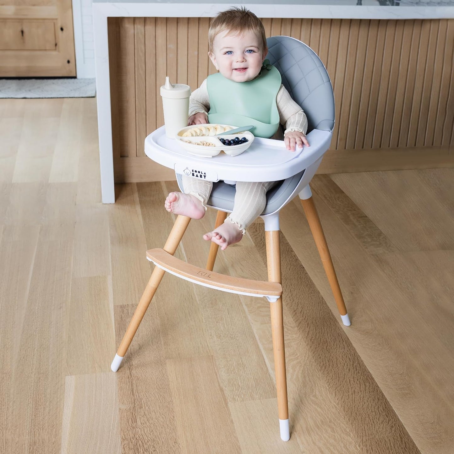 Silla alta convertible para bebés, niños pequeños, niños y niños \u...