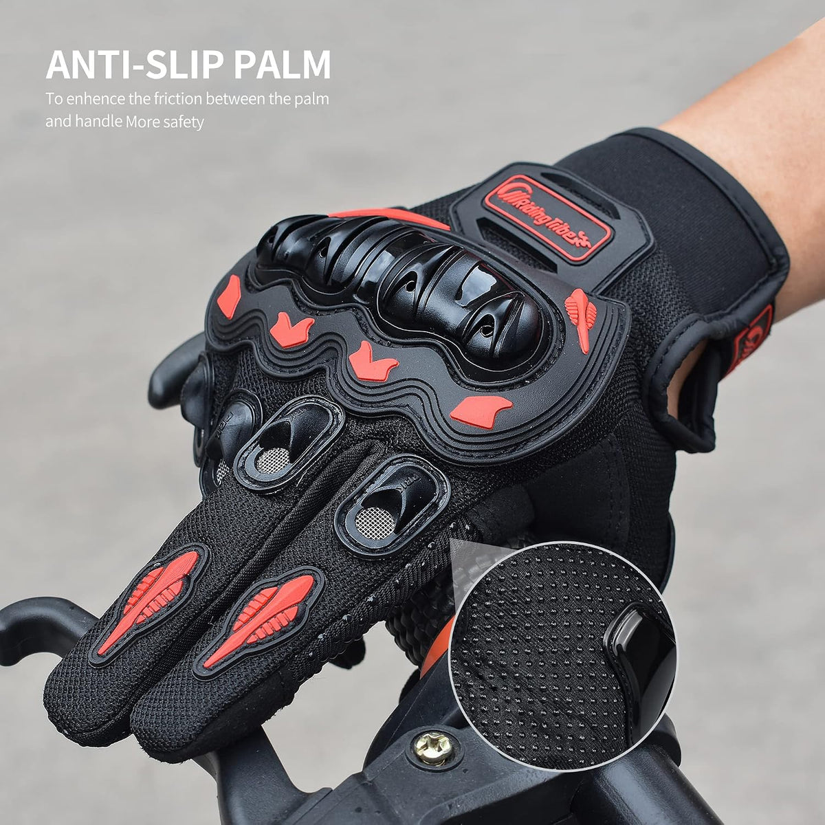 ELCYCO - Guantes de motocicleta para mujer con pantalla táctil, par...