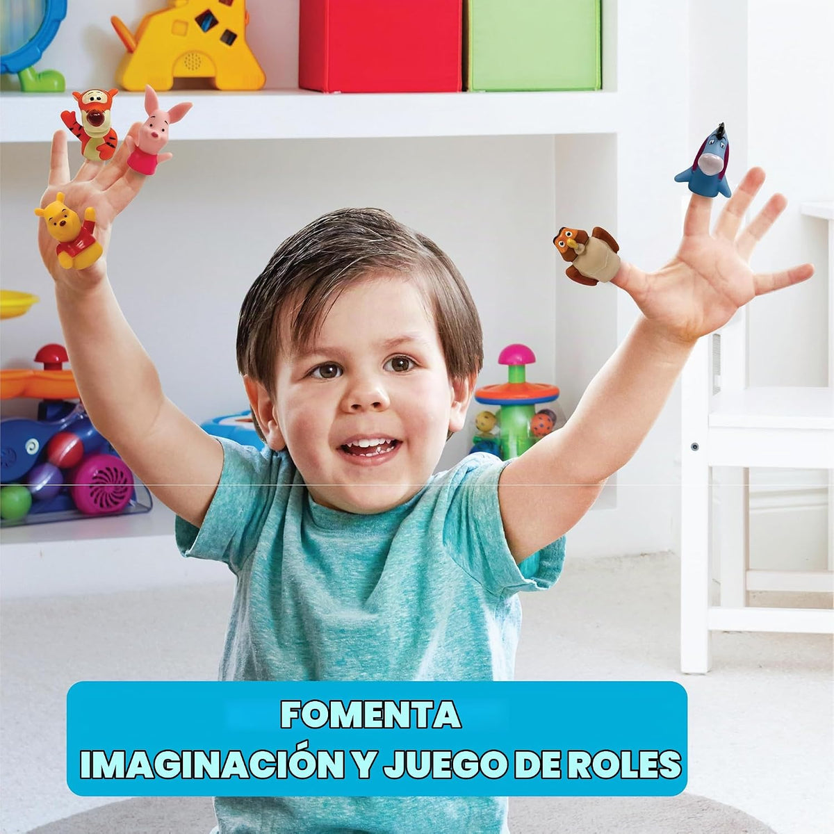 Disney Winnie the Pooh - Juego de marionetas de dedo de 10 piezas,...