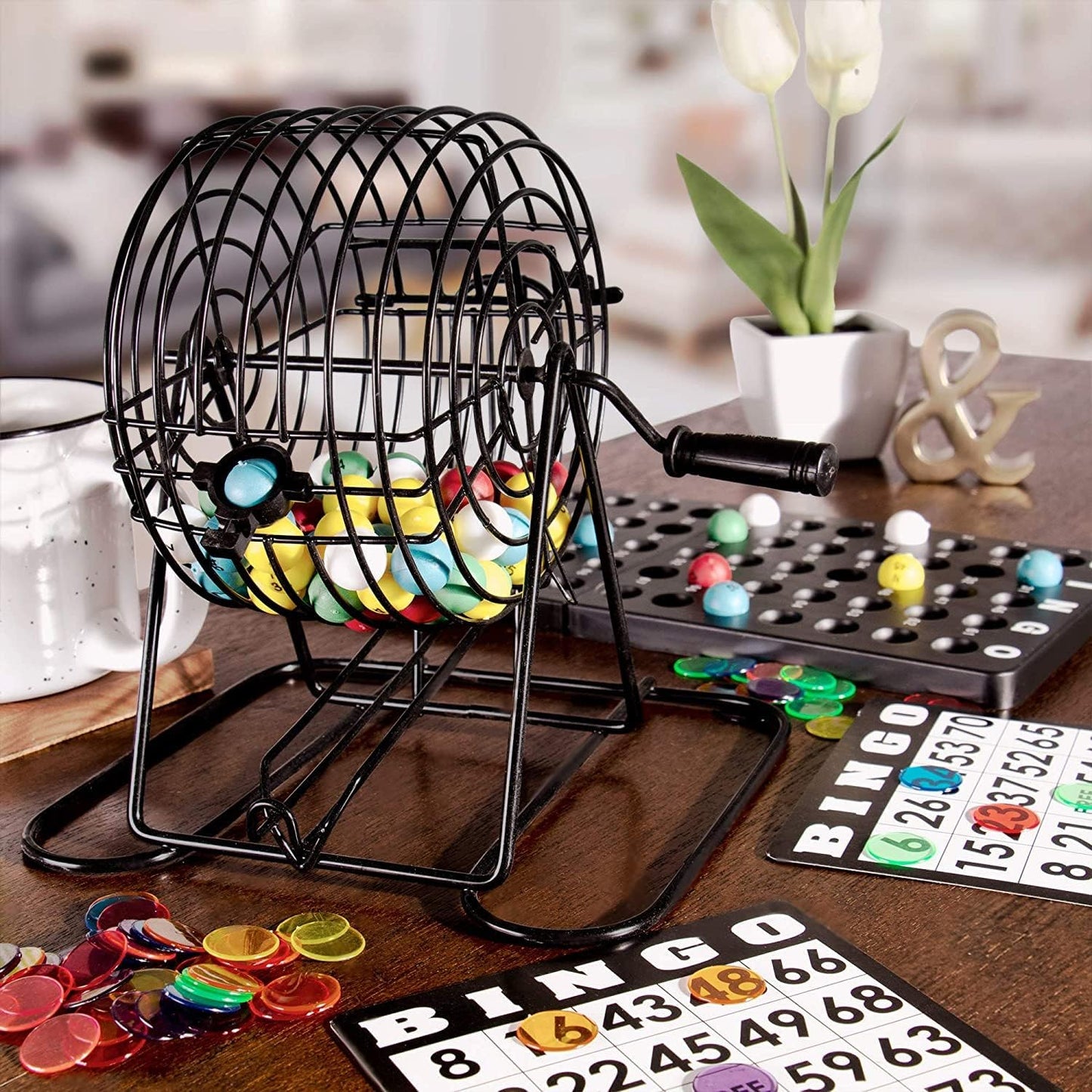 Juego de bingo de lujo GSE para fiestas de amigos, noches de juego...