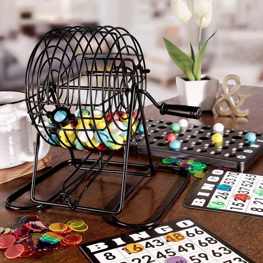Juego de bingo de lujo GSE para fiestas de amigos, noches de juego...