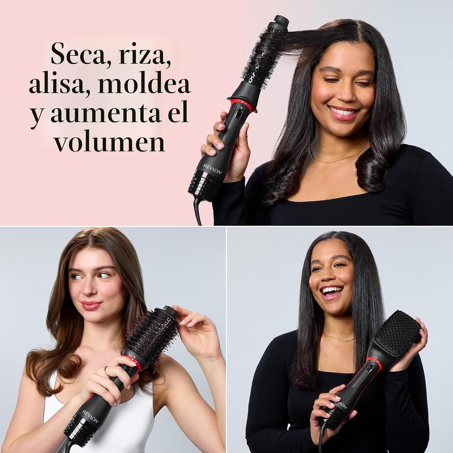 REVLON 3 en 1 Multi-Estilizador - Secar, Rizar, Alisar, Dar Forma y...