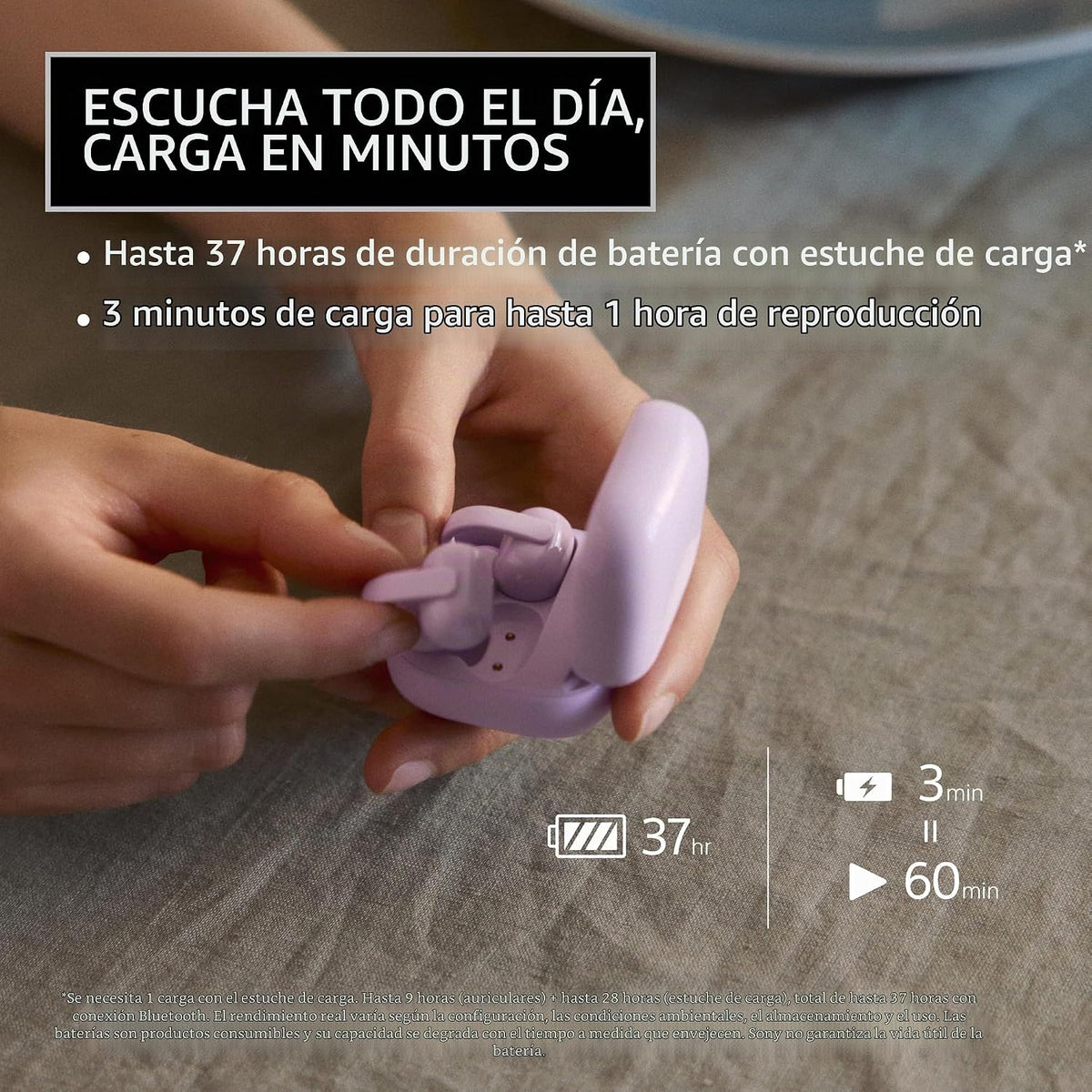 Sony LinkBuds Clip Open-Ear Auriculares verdaderamente inalámbricos...
