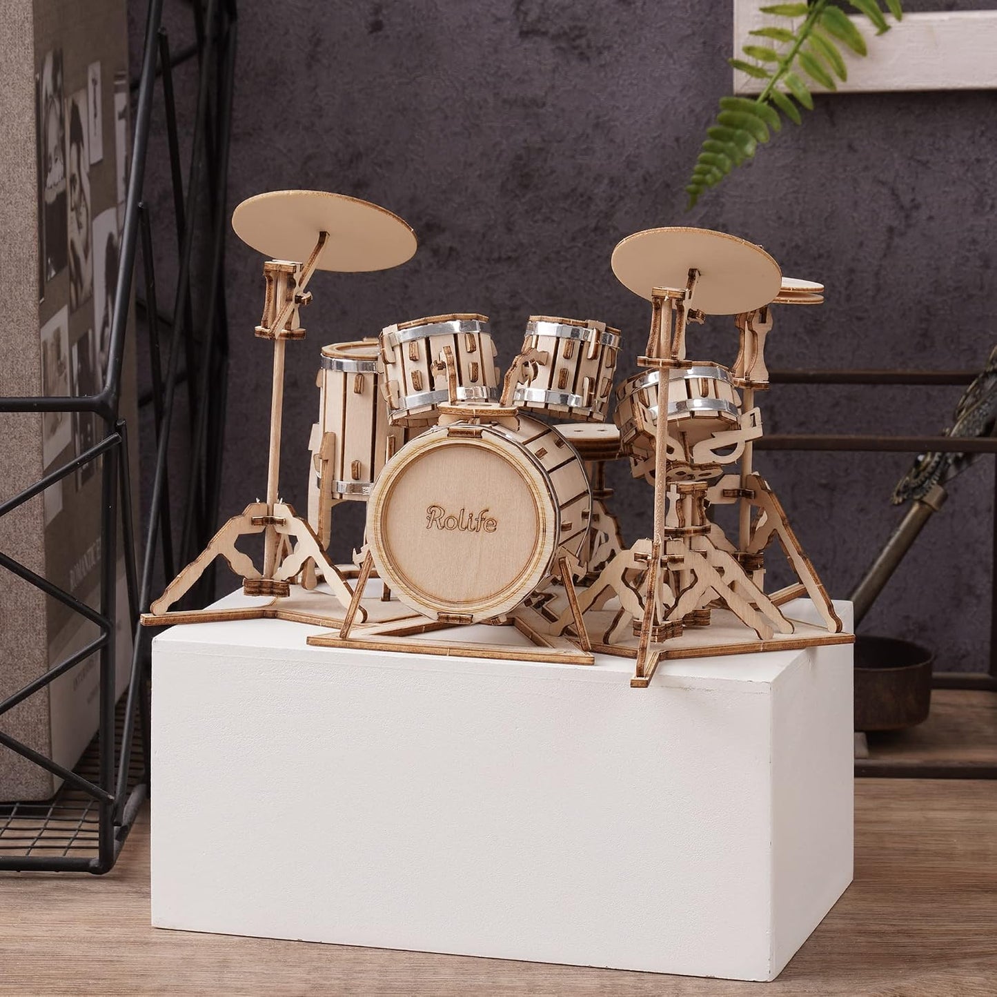 Rolife Kit de modelos de rompecabezas de madera 3D para adultos y a...
