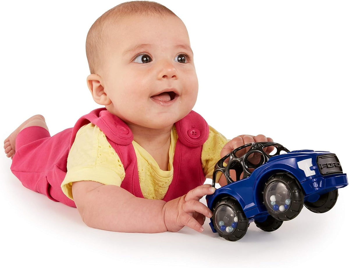 Bright Starts Ford Rattle & Roll F-150 Raptor Vehículo de juguete d...